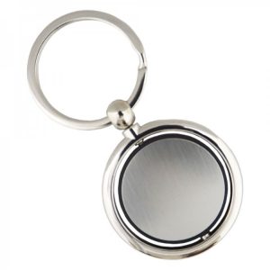 Chaveiro metal giratório redondo