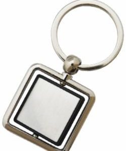 Chaveiro de metal giratório