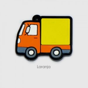 Chaveiro emborrachado formato caminhãozinho, Mb023