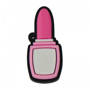 Chaveiro emborrachado formato batom, Mb038,