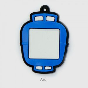 Chaveiro emborrachado formato botijão, Mb05