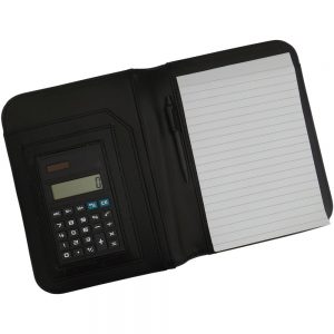 bloco de anotações com calculadora e caneta,Mb1620
