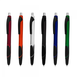 Caneta plástica com ponteira touch, Mb1092T