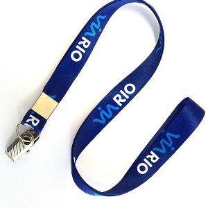 Cordão para crachá gravação digital, Mb200 quantidade mínima 100 peças.