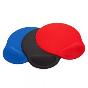 Mouse Pad ergonômico de neoprene com apoio para o punho de espuma, Mb0307 quantidade mínima 100 peças.